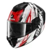 Casco Integrale Shark Spartan Rs Hibolt Nero Rosso Cromato