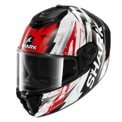 Casco Integrale Shark Spartan Rs Hibolt Nero Rosso Cromato