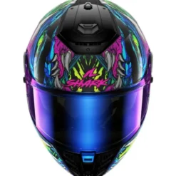 Casco Integrale Shark Spartan Rs Shaytan Nero Verde Viola
