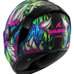 Casco Integrale Shark Spartan Rs Shaytan Nero Verde Viola