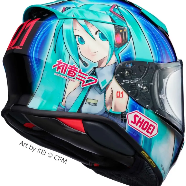 Casco Integrale Shoei Nxr2 Hatsune Miku Tc4