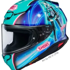 Casco Integrale Shoei Nxr2 Hatsune Miku Tc4