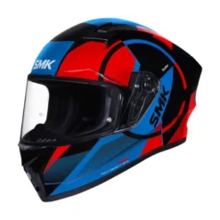 Casco Integrale SMK Stellar Faro Blu Rosso