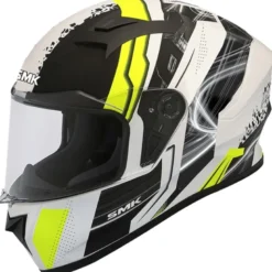 Casco Integrale Smk Stellar Swank Bianco
