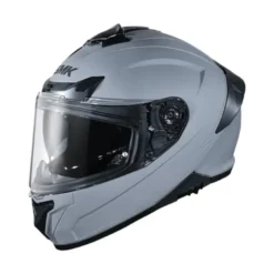 Casco Integrale SMK Typhoon Solid Grigio Chiaro