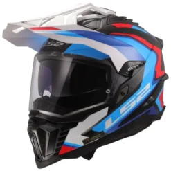 Casco Integrale Touring Ls2 Mx701 Explorer C FRONTIER II Bianco Blu