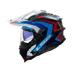 Casco Integrale Touring Ls2 Mx701 Explorer C FRONTIER II Bianco Blu