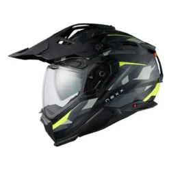 Casco Integrale Touring Nexx X.Wed 3 Trailmania Adventure Grigio Neon Opaco