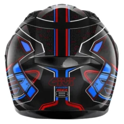 Casco Int 50.8 Mystical Nero Rosso Blu Bianco