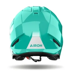 Casco Jet Airoh Kombakt Color Aquamarine Lucido