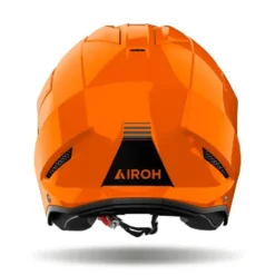 Casco Jet Airoh Kombakt Color Arancione Lucido