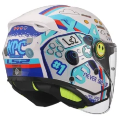 Casco Jet Bambino Ls2 OF622 Funny II Next Level Bianco Lucido