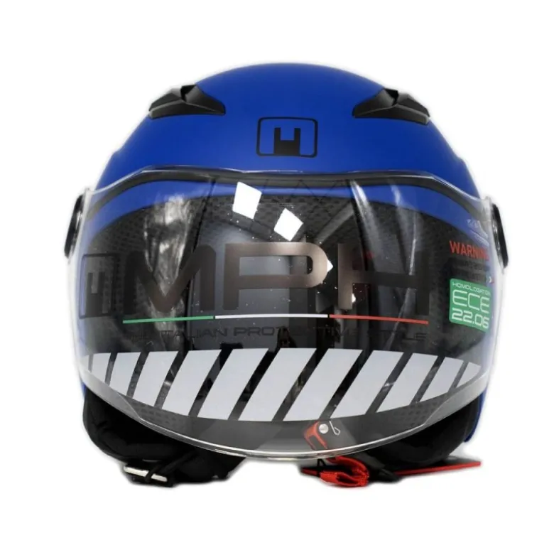 Casco Jet Bambino MPH Play Blu Opaco
