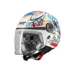 Casco Jet Bambino Mt Helmets Of514 Lite A5 Crew Lucido