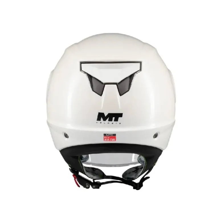 Casco Jet Bambino Mt Helmets Of514 Lite A0 Pure Bianco Lucido