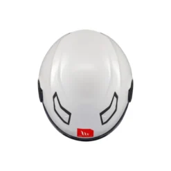 Casco Jet Bambino Mt Helmets Of514 Lite A0 Solid Perla Lucido Bianco