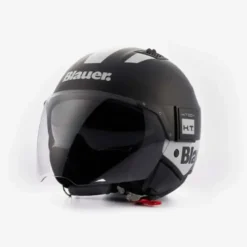 Casco Jet Blauer Bet HT Nero Bianco