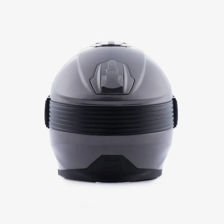 Casco Jet Blauer Hacker BTR Titanio Nero Lucido