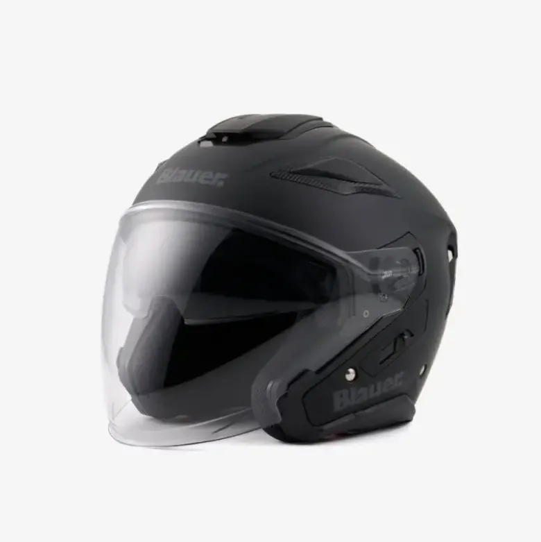 Casco Jet Blauer JJ-01 Nero Opaco