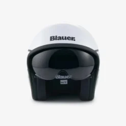 Casco Jet Blauer Pilot 4.0 Bianco Grigio Lucido