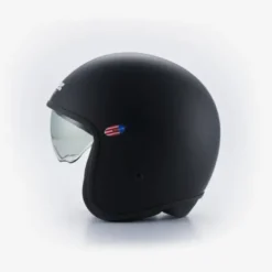 Casco Jet Blauer Pilot 1.1 Monochrome Nero Opaco