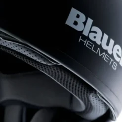 Casco Jet Blauer Pilot 1.1 Monochrome Nero Opaco