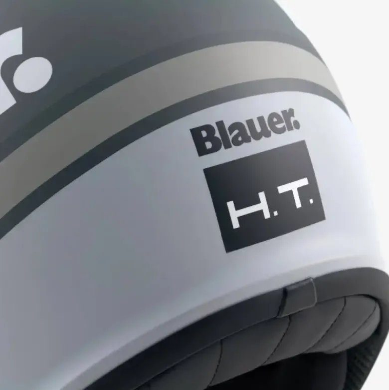 Casco Jet Blauer Pilot 4.0 Nero Bianco Opaco