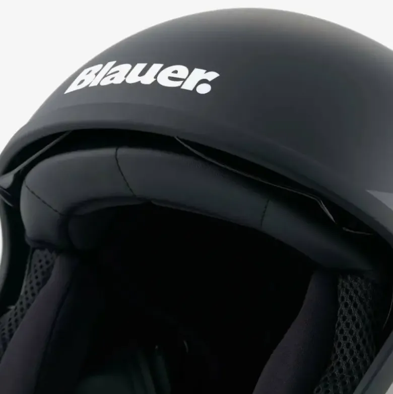 Casco Jet Blauer Pilot 4.0 Nero Bianco Opaco