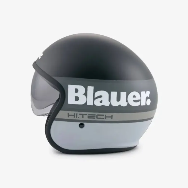 Casco Jet Blauer Pilot 4.0 Nero Bianco Opaco