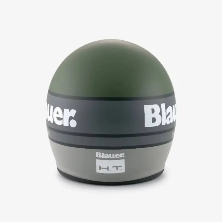 Casco Jet Blauer Pilot 4.0 Verde Grigio Opaco