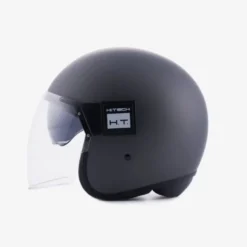 Casco Jet Blauer Pod 06 Monochrome Titanio Opaco