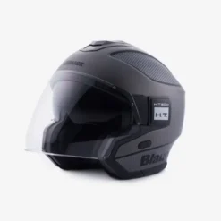Casco Jet Blauer Solo BTR Titanio Carbon Nero
