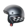 Casco Jet Caberg Freeride X Daytona Grigio Metallizzato Nero Bianco