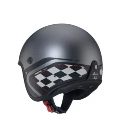Casco Jet Caberg Freeride X Daytona Grigio Metallizzato Nero Bianco