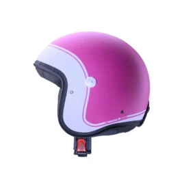 Casco Jet Caberg Freeride X Imola Fucsia Opaco Bianco