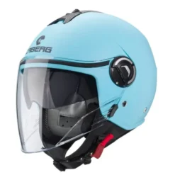 Casco Jet Caberg Riviera V4 X Azzurro Opaco