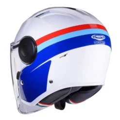 Casco Jet Caberg Soho Zephyr Bianco Blu Azzurro Rosso