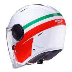 Casco Jet Caberg Soho Zephyr Bianco Verde Rosso