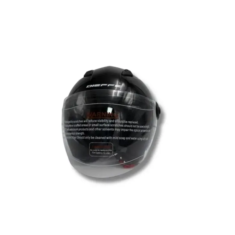Casco Jet Dieffe DF34 Nero Lucido
