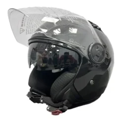 Casco Jet Dieffe DF62 Shiny Black