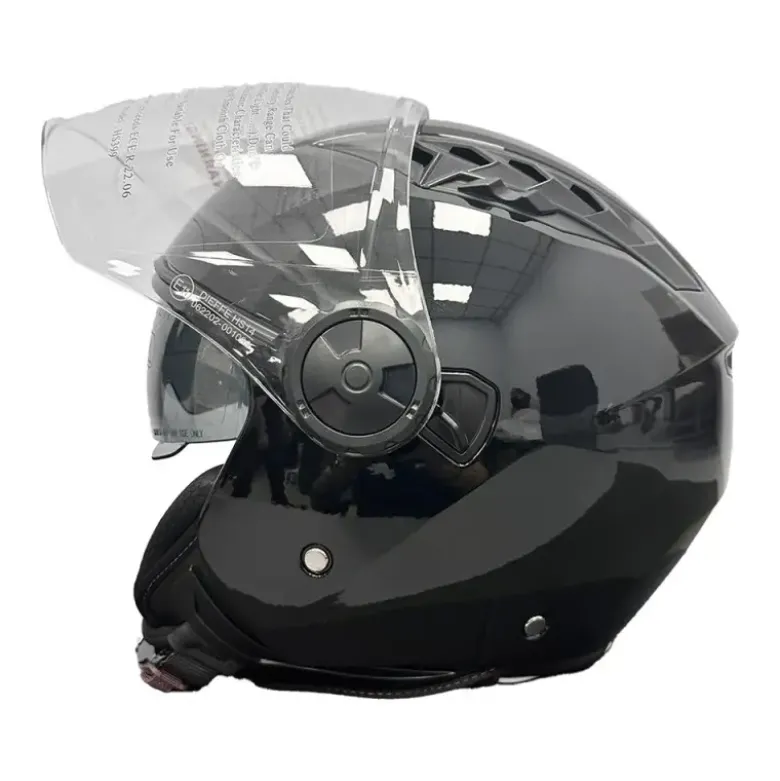Casco Jet Dieffe DF62 Shiny Black