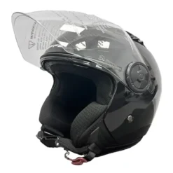 Casco Jet Dieffe DF62 Shiny Black