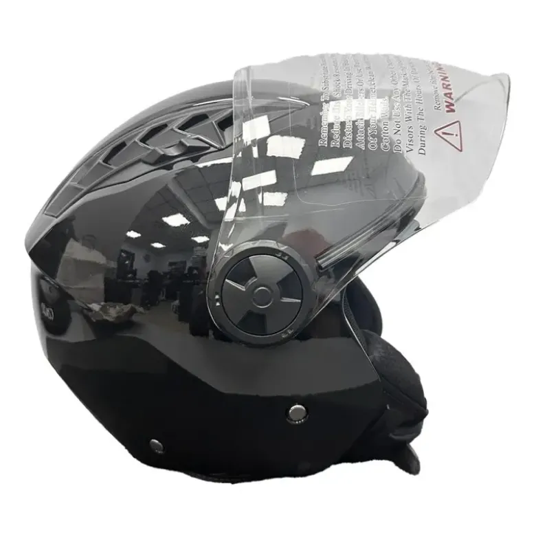 Casco Jet Dieffe DF62 Shiny Black