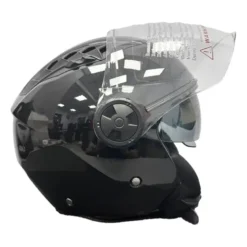 Casco Jet Dieffe DF62 Shiny Black