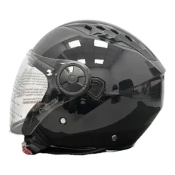 Casco Jet Dieffe DF62 Shiny Black