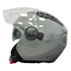 Casco Jet Dieffe DF62 Shiny Light Grey
