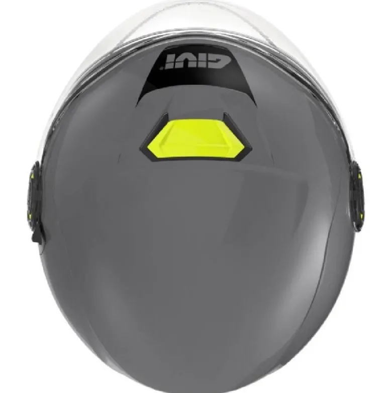 Casco Jet Givi 12.5 Solid Grigio Lucido
