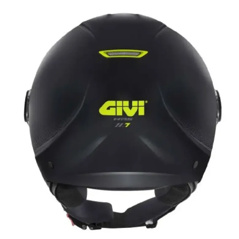 Casco Jet Givi 11.7 Solid Nero Giallo