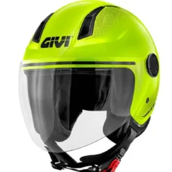 Casco Jet Givi 11.7 Solid Verde Lucido