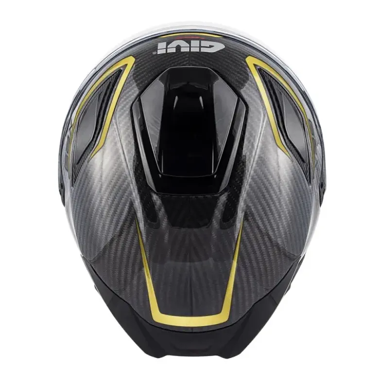 Casco Jet Givi X.29 Carbon Nero Oro Lucido